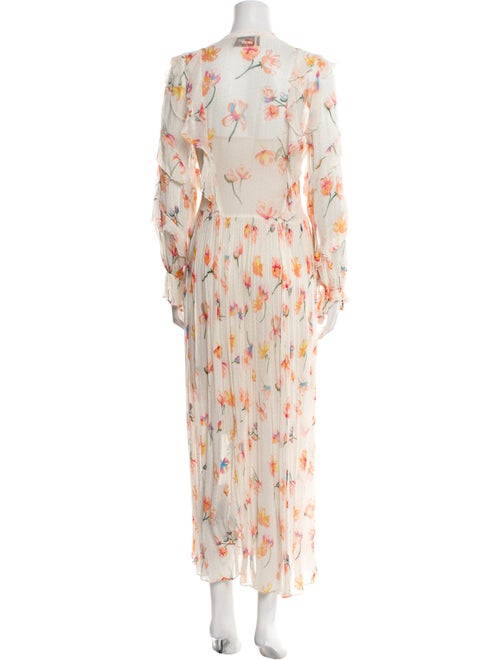 Zadig & Voltaire Floral Print Long Dress