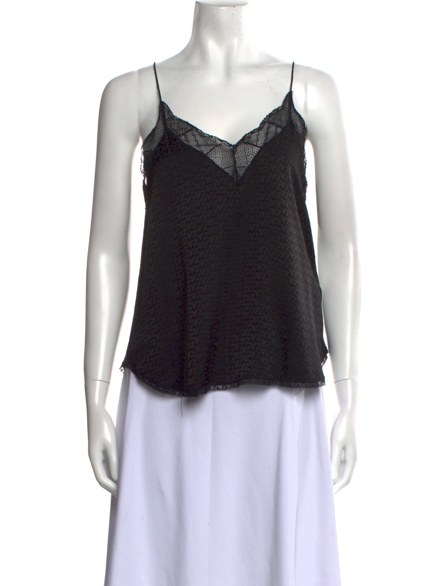 Zadig & Voltaire Silk V-Neck Top