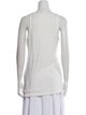 Zadig & Voltaire Linen Scoop Neck Top