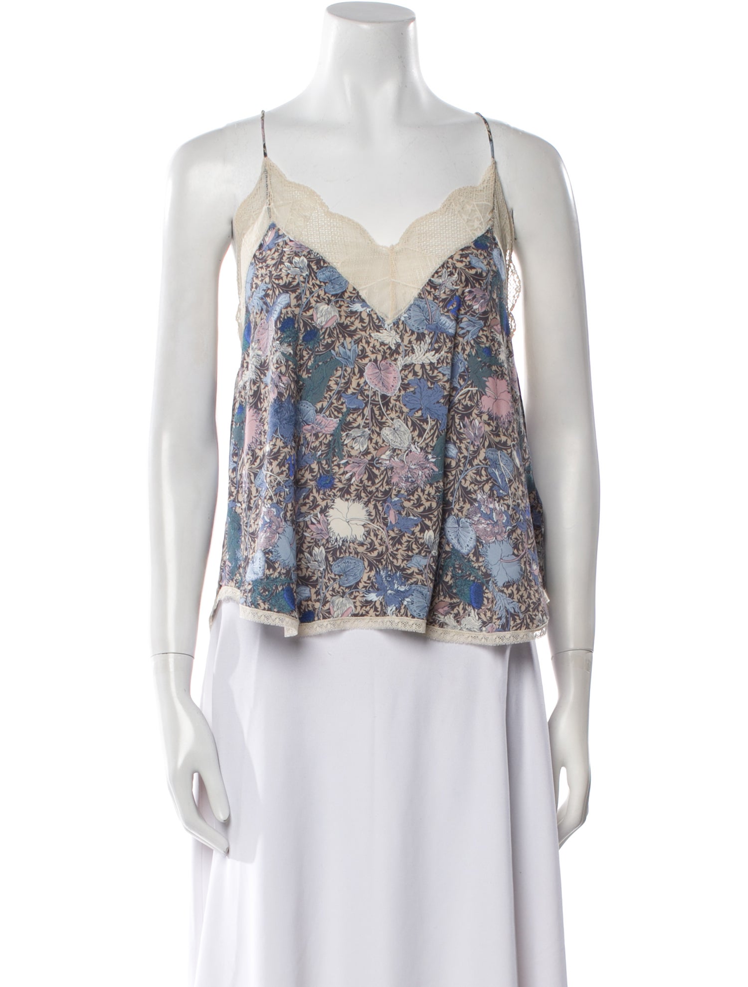 Zadig & Voltaire Printed V-Neck Top