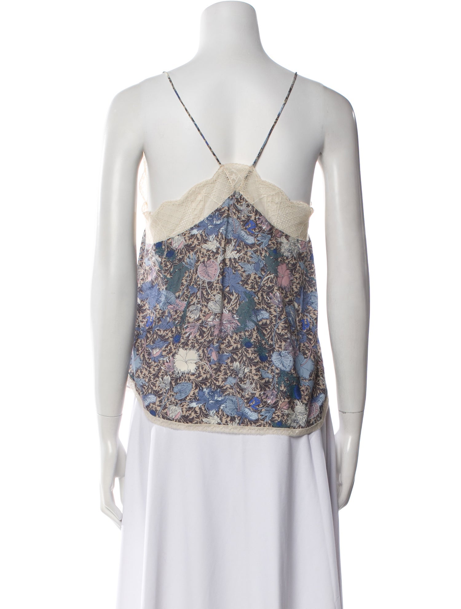 Zadig & Voltaire Printed V-Neck Top