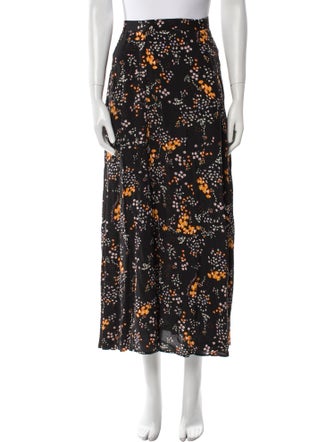 Zadig & Voltaire Floral Print Long Skirt