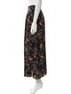Zadig & Voltaire Floral Print Long Skirt