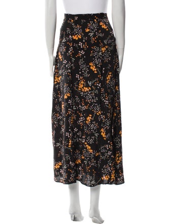 Zadig & Voltaire Floral Print Long Skirt