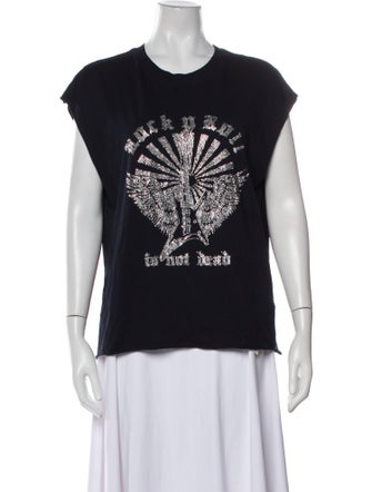 Zadig & Voltaire Graphic Print Crew Neck T-Shirt