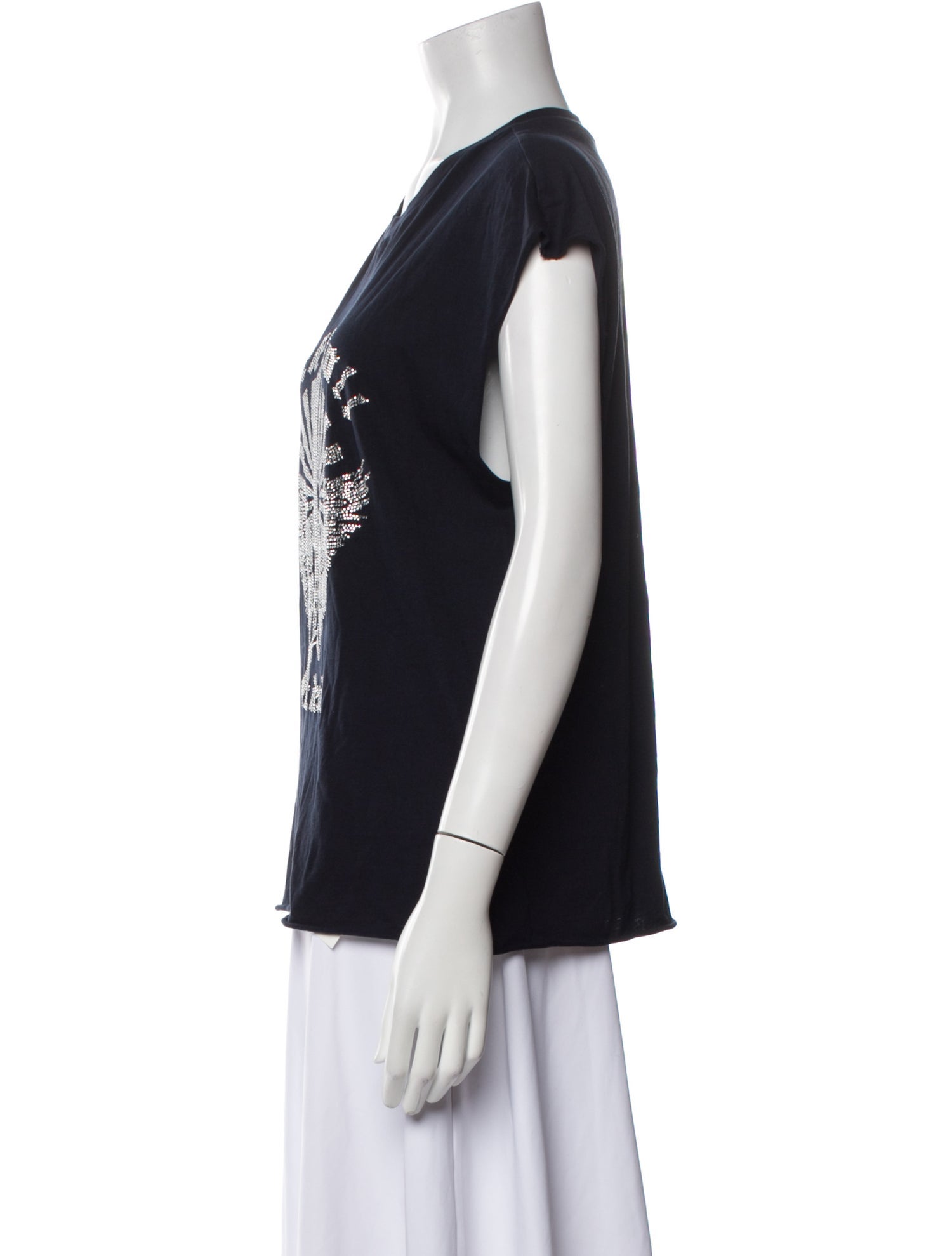 Zadig & Voltaire Graphic Print Crew Neck T-Shirt