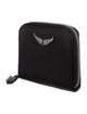 Zadig & Voltaire Leather Graphic Print Compact Wallet
