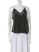Zadig & Voltaire Square Neckline Sleeveless Top