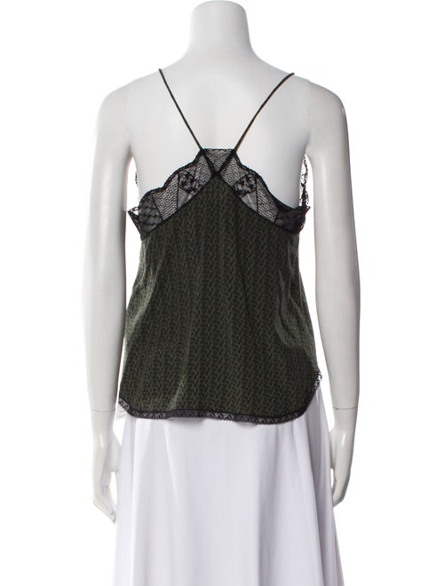 Zadig & Voltaire Square Neckline Sleeveless Top
