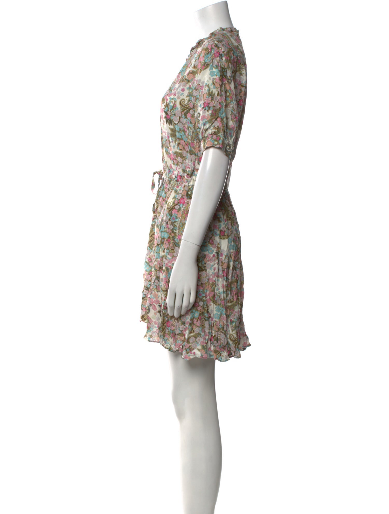 Zadig & Voltaire Floral Print Mini Dress