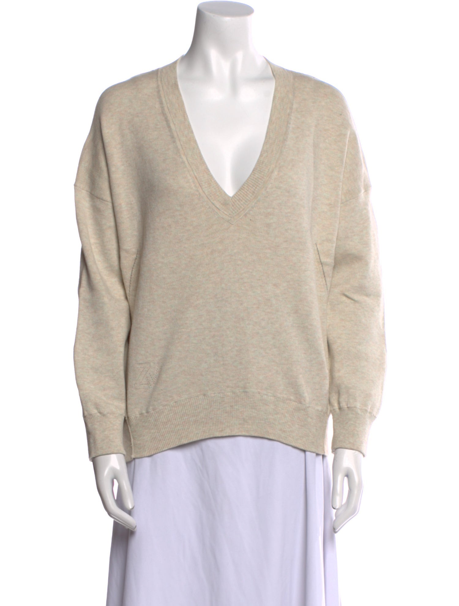 Zadig & Voltaire V-Neck Long Sleeve Sweatshirt