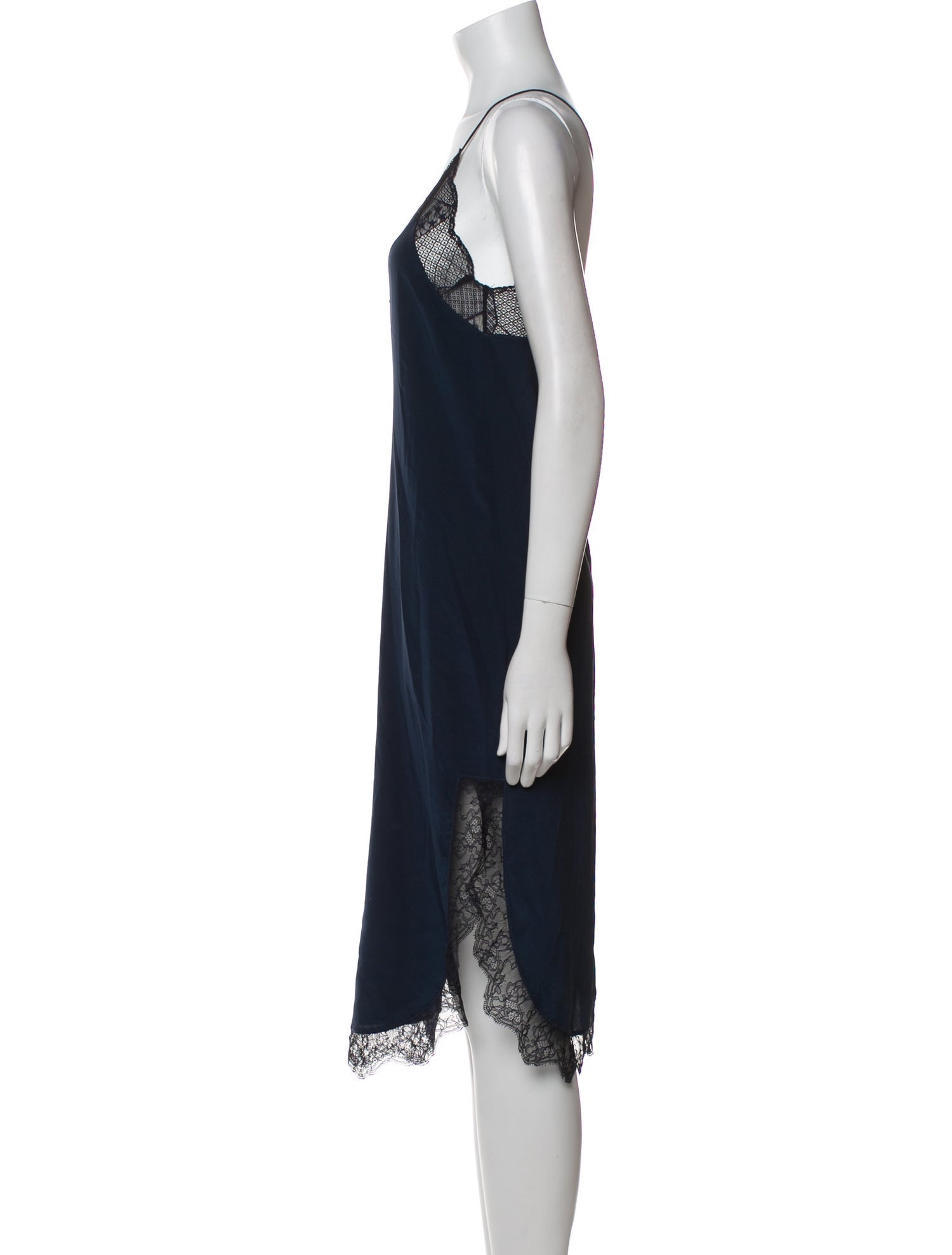 Zadig & Voltaire Silk Crystal Embellishments Nightgown
