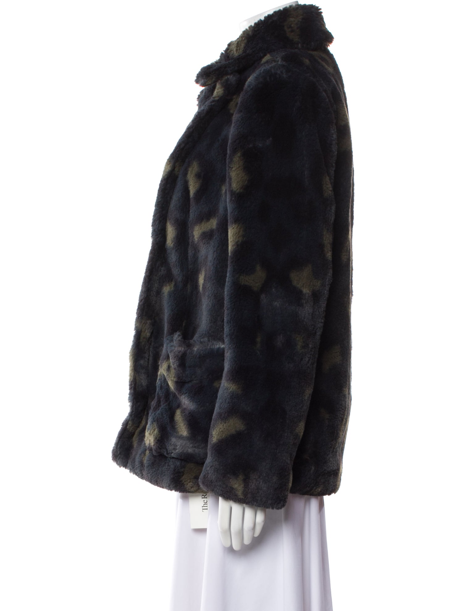 Zadig & Voltaire Printed Faux Fur Jacket