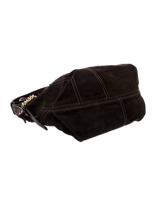 Zadig & Voltaire Suede Le Cecelia Suede Patch Hobo Bag