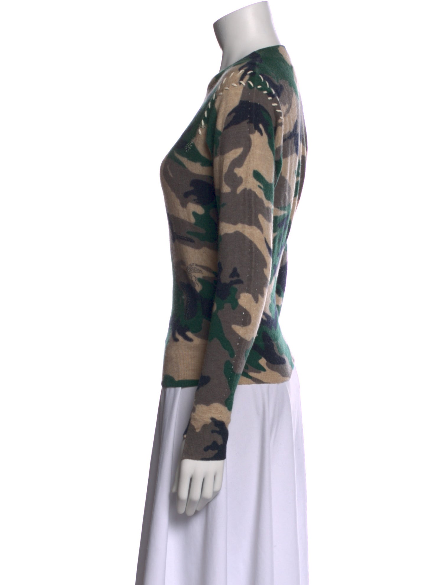 Zadig & Voltaire Cashmere Printed Top