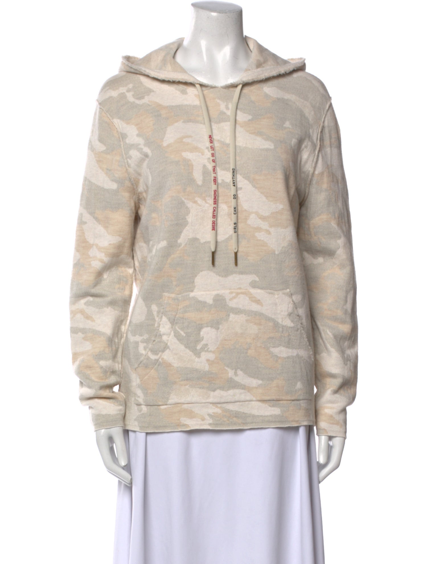 Zadig & Voltaire Merino Wool Camouflage Print Sweatshirt
