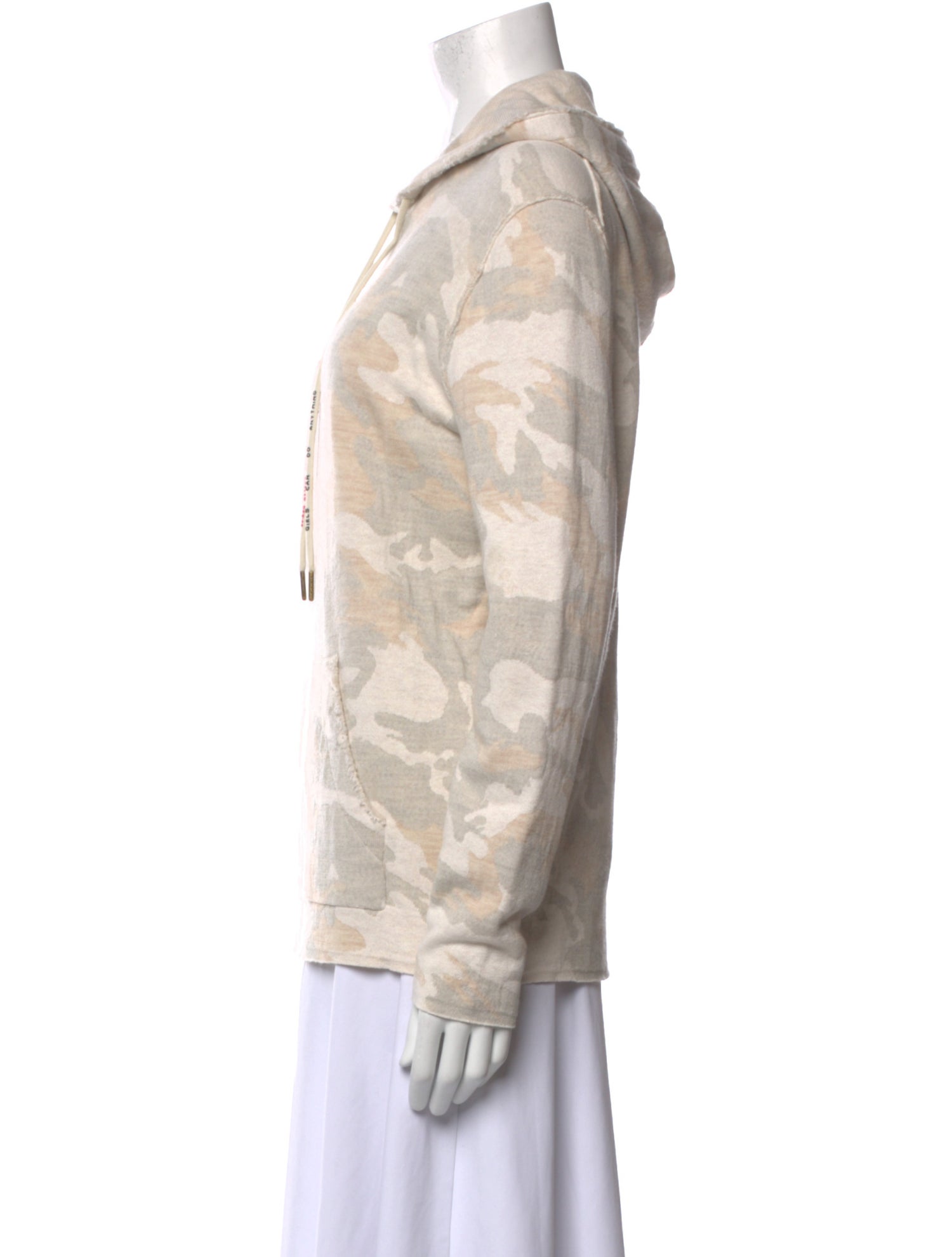 Zadig & Voltaire Merino Wool Camouflage Print Sweatshirt