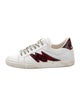 Zadig & Voltaire Leather Colorblock Pattern Sneakers