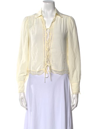 Zadig & Voltaire Long Sleeve Button-Up Top