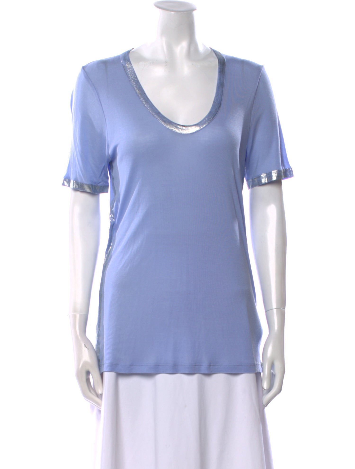 Zadig & Voltaire Scoop Neck Short Sleeve T-Shirt