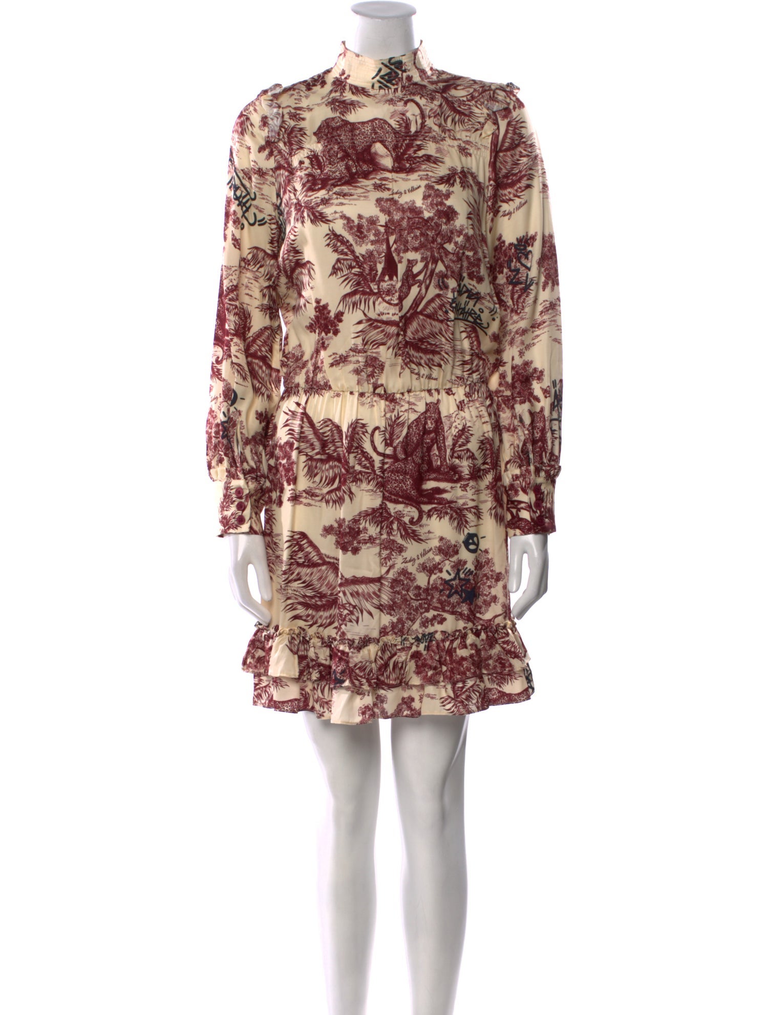 Zadig & Voltaire Floral Print Mini Dress w/ Tags