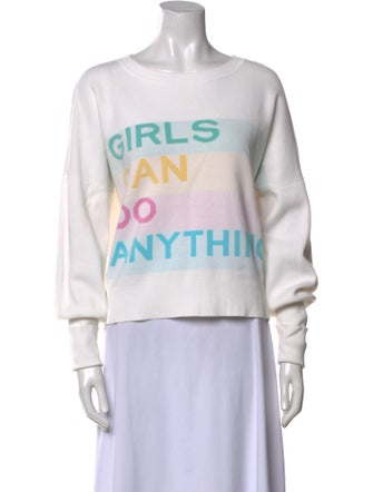 Zadig & Voltaire Graphic Print Scoop Neck Sweatshirt