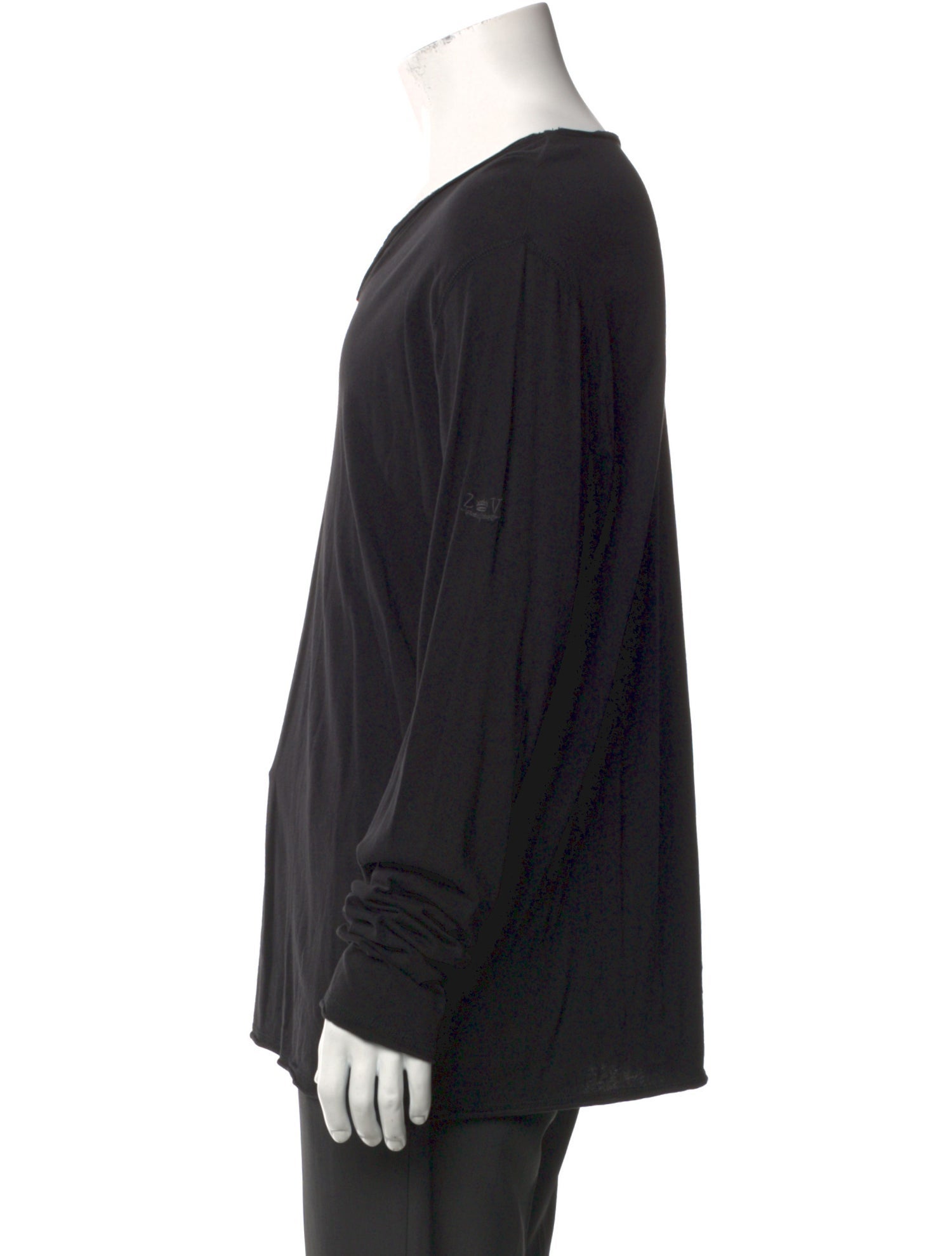 Zadig & Voltaire Scoop Neck Long Sleeve T-Shirt