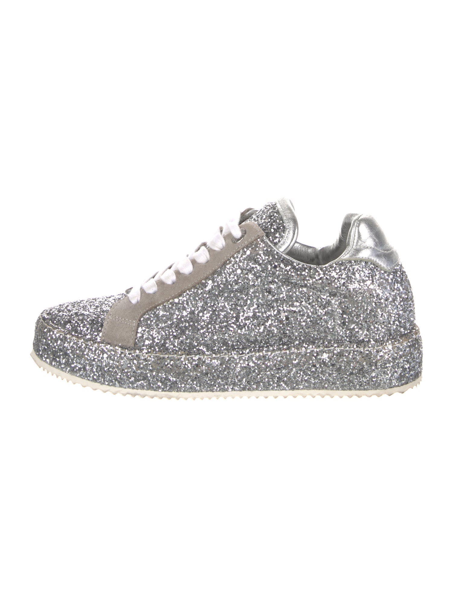 Zadig & Voltaire Glitter Glitter Accents Sneakers