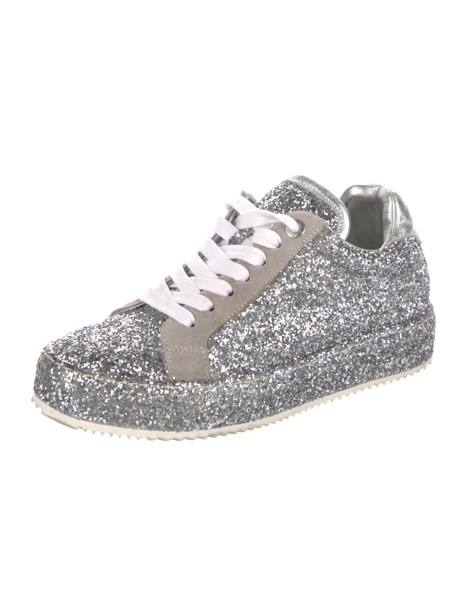 Zadig & Voltaire Glitter Glitter Accents Sneakers