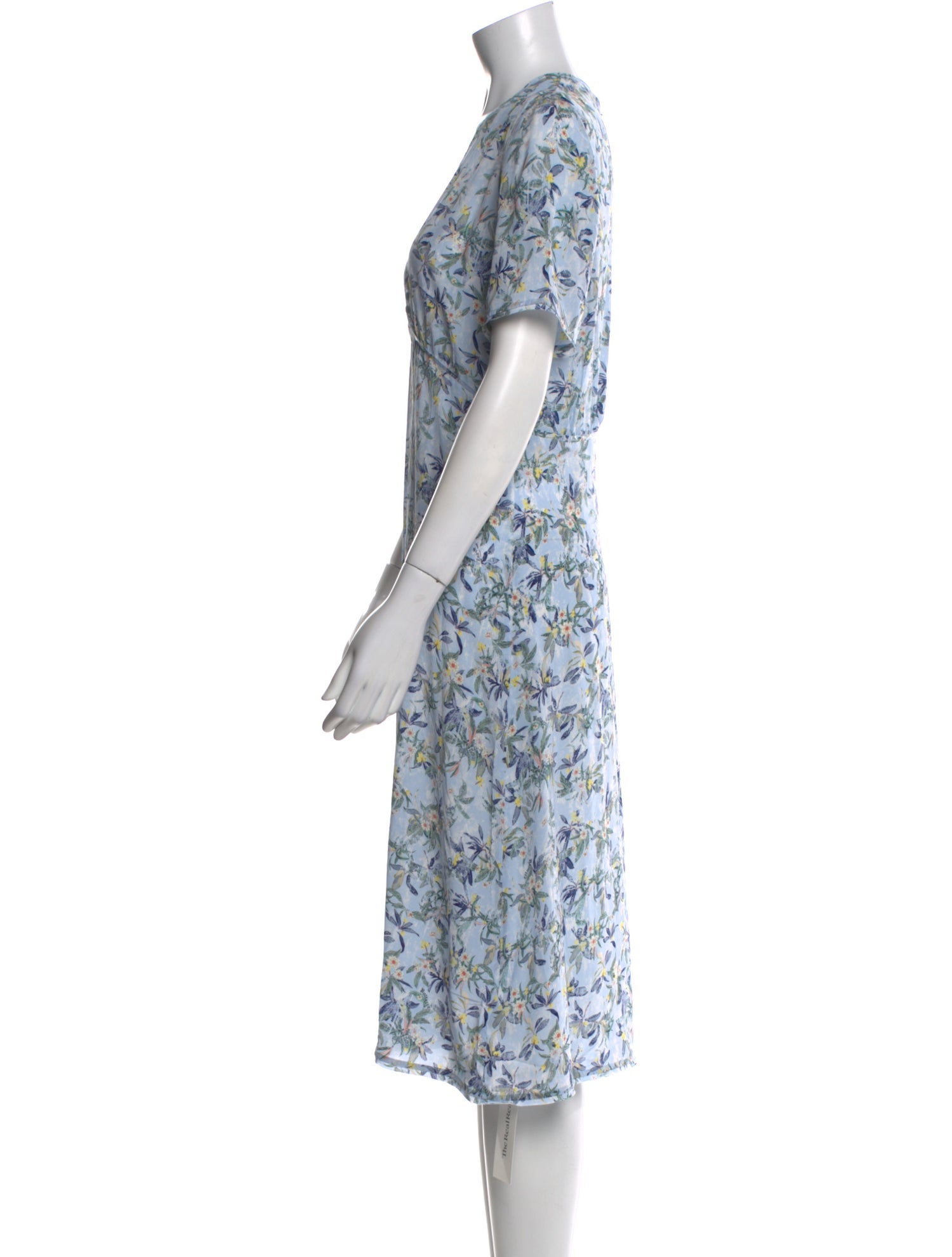 Zadig & Voltaire Floral Print Midi Length Dress