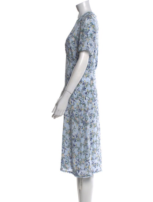 Zadig & Voltaire Floral Print Midi Length Dress