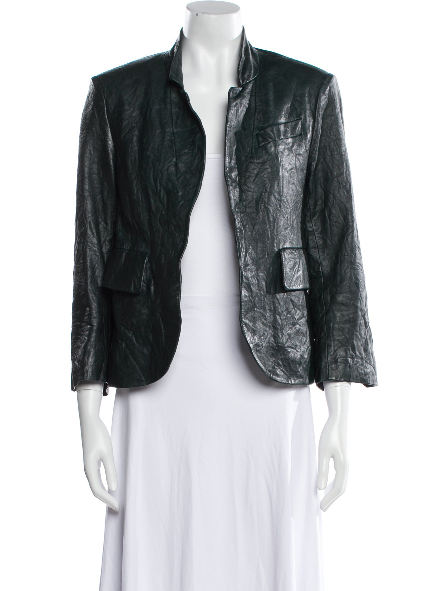Zadig & Voltaire Lamb Leather Evening Jacket