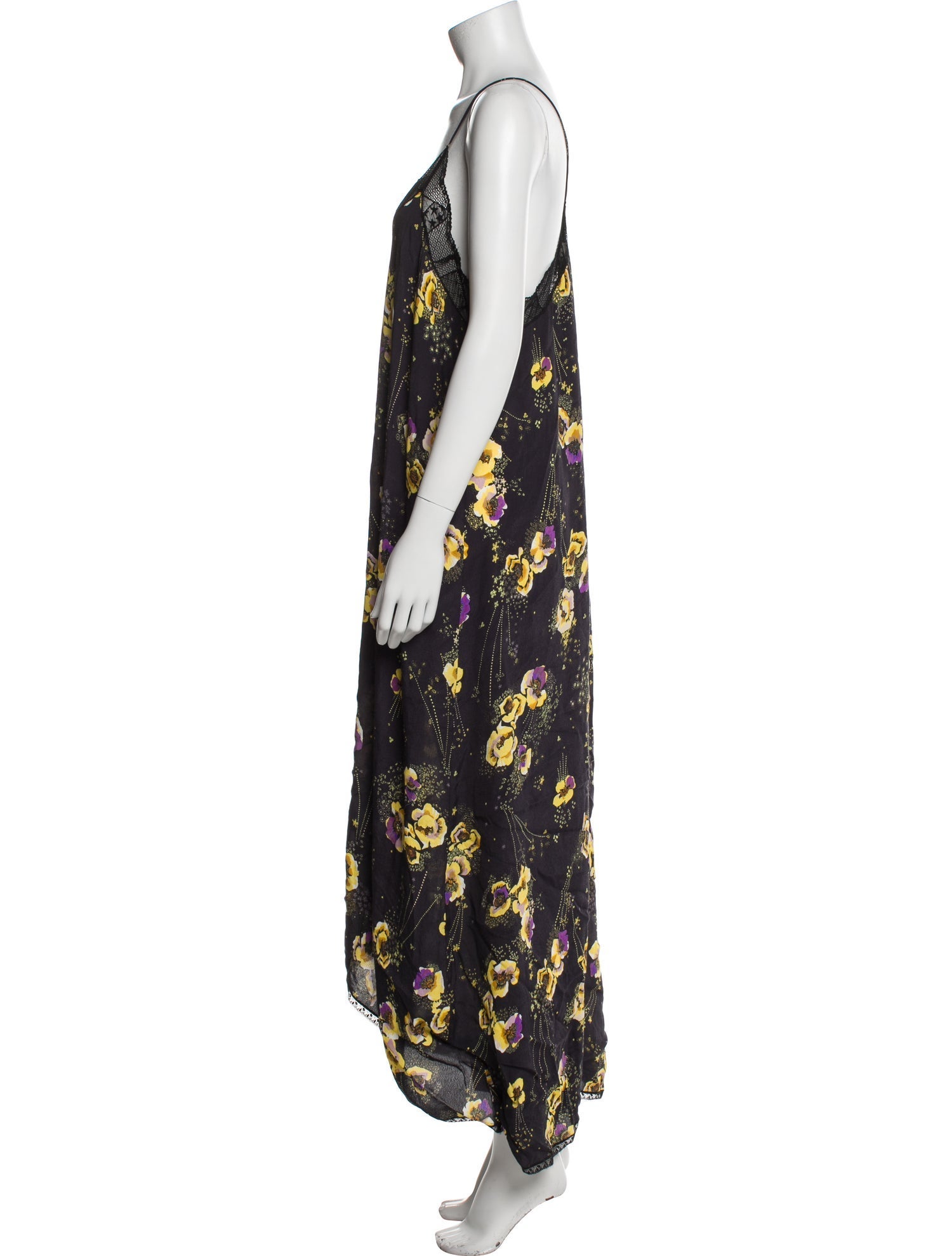 Zadig & Voltaire Floral Print Long Dress