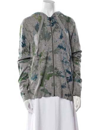 Zadig & Voltaire Wool Tie-Dye Print Sweater