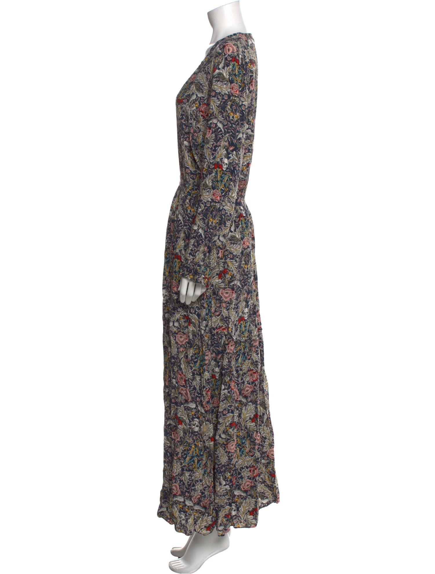 Zadig & Voltaire Floral Print Long Dress