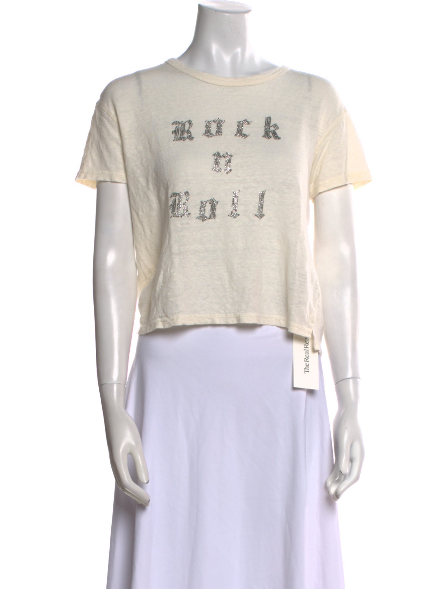 Zadig & Voltaire Linen Graphic Print T-Shirt