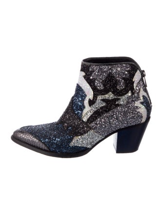 Zadig & Voltaire Glitter Glitter Accents Boots