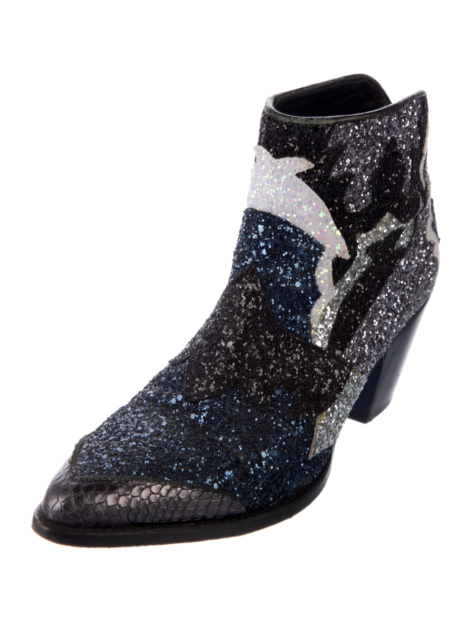 Zadig & Voltaire Glitter Glitter Accents Boots