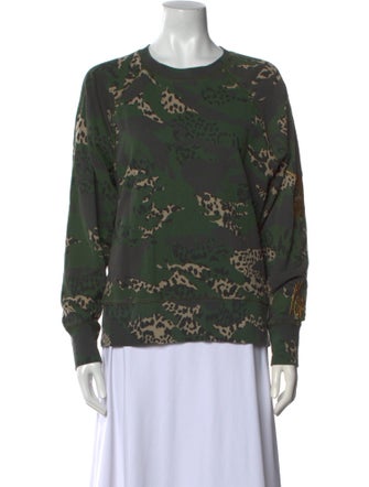 Zadig & Voltaire Floral Print Crew Neck Sweatshirt