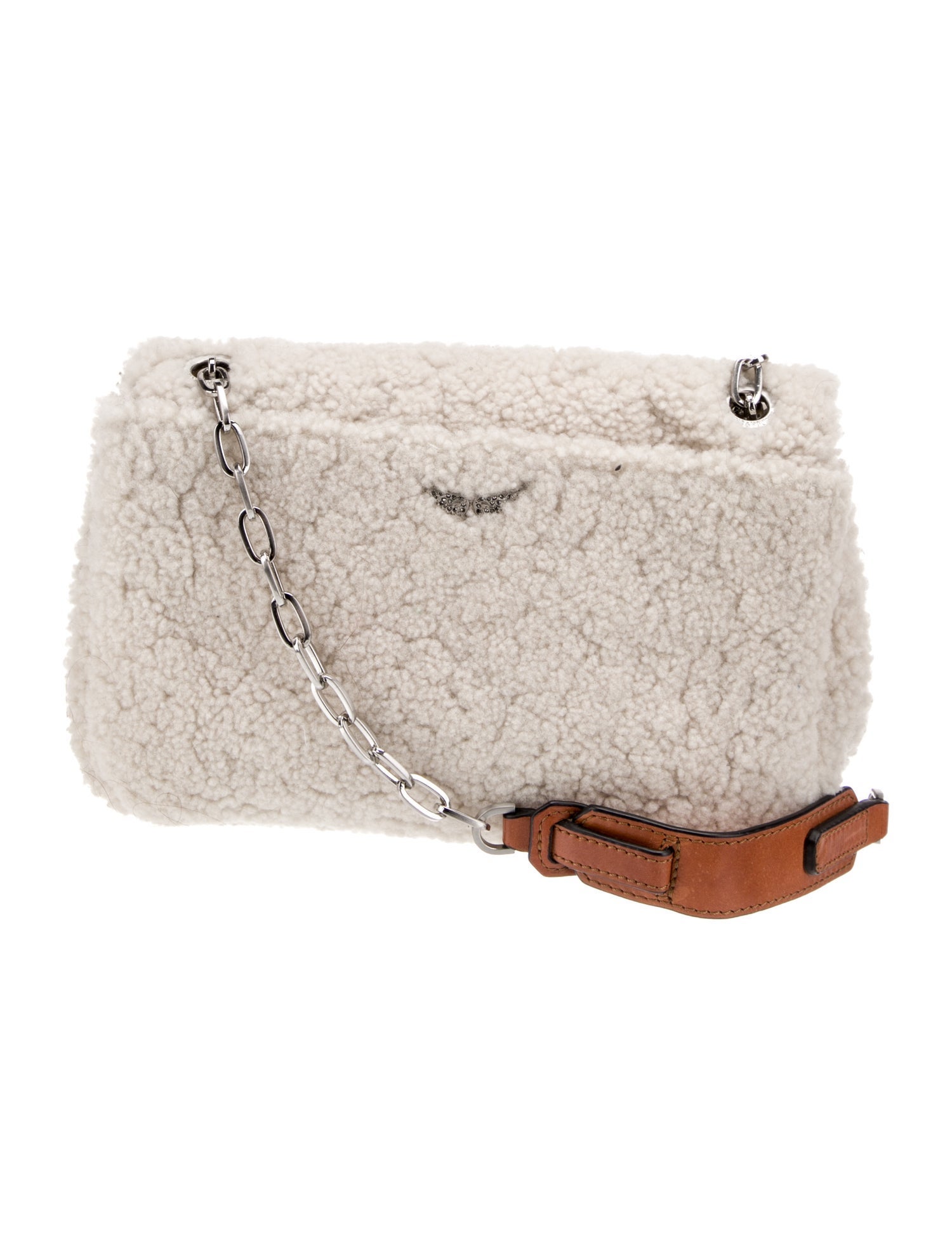 Zadig & Voltaire Shearling Crossbody Bag