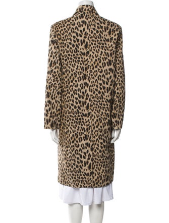 Zadig & Voltaire Animal Print Trench Coat