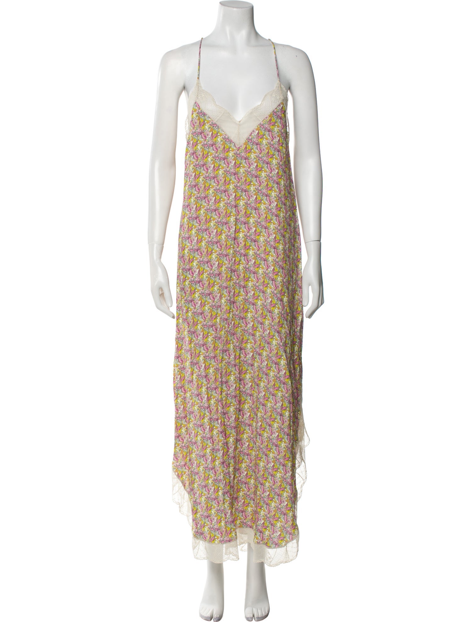 Zadig & Voltaire Floral Print Long Dress