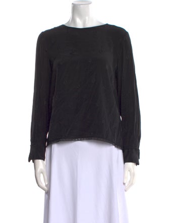 Zadig & Voltaire Silk Scoop Neck Sweatshirt