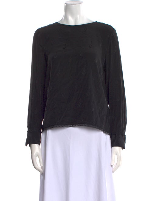 Zadig & Voltaire Silk Scoop Neck Sweatshirt