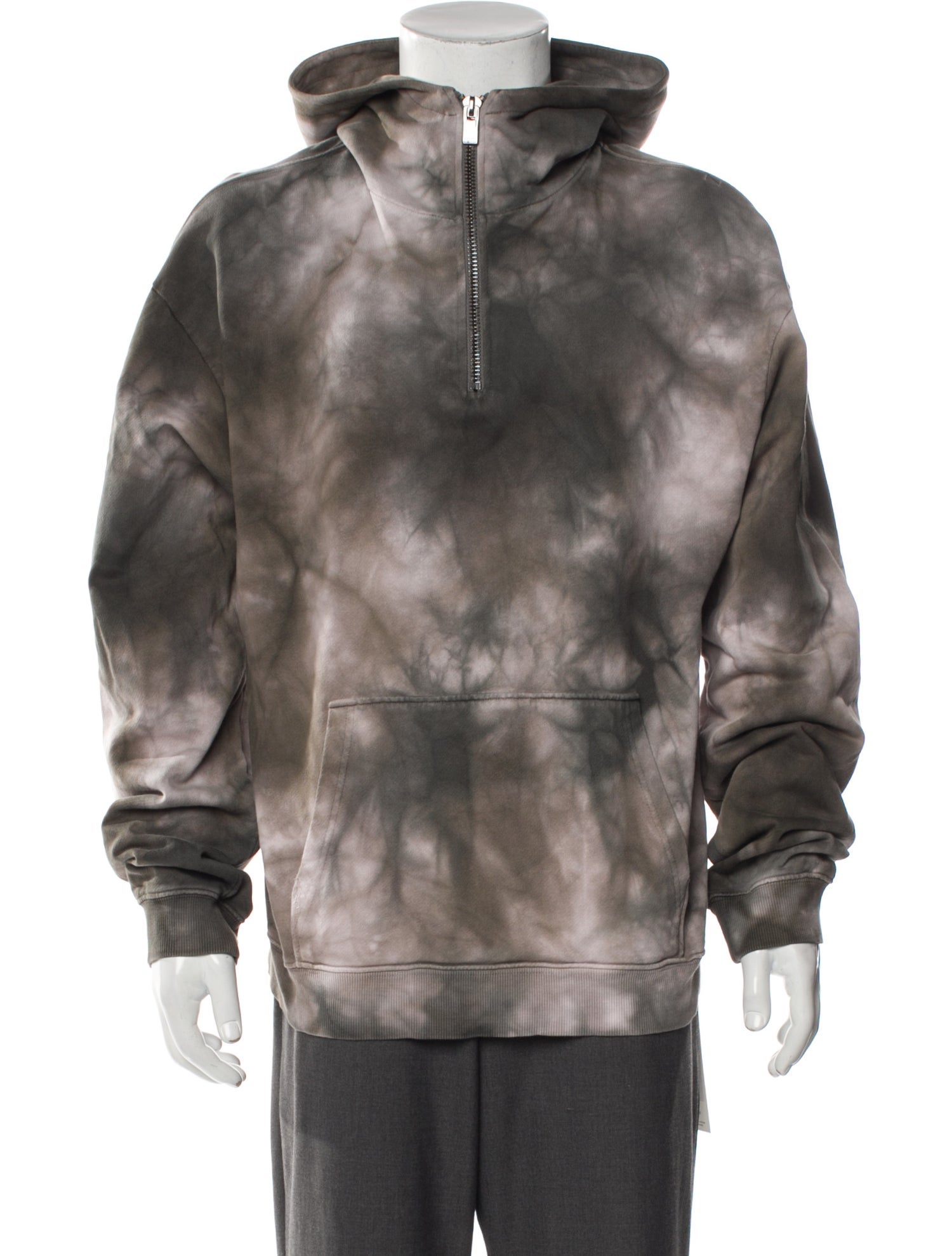Zadig & Voltaire Tie-Dye Print Turtleneck Hoodie
