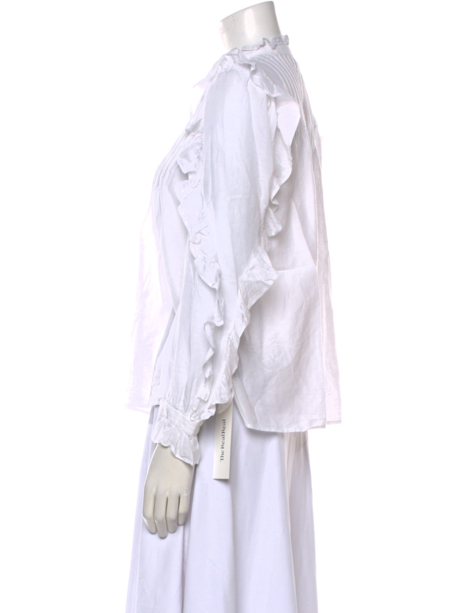 Zadig & Voltaire Mock Neck Long Sleeve Blouse