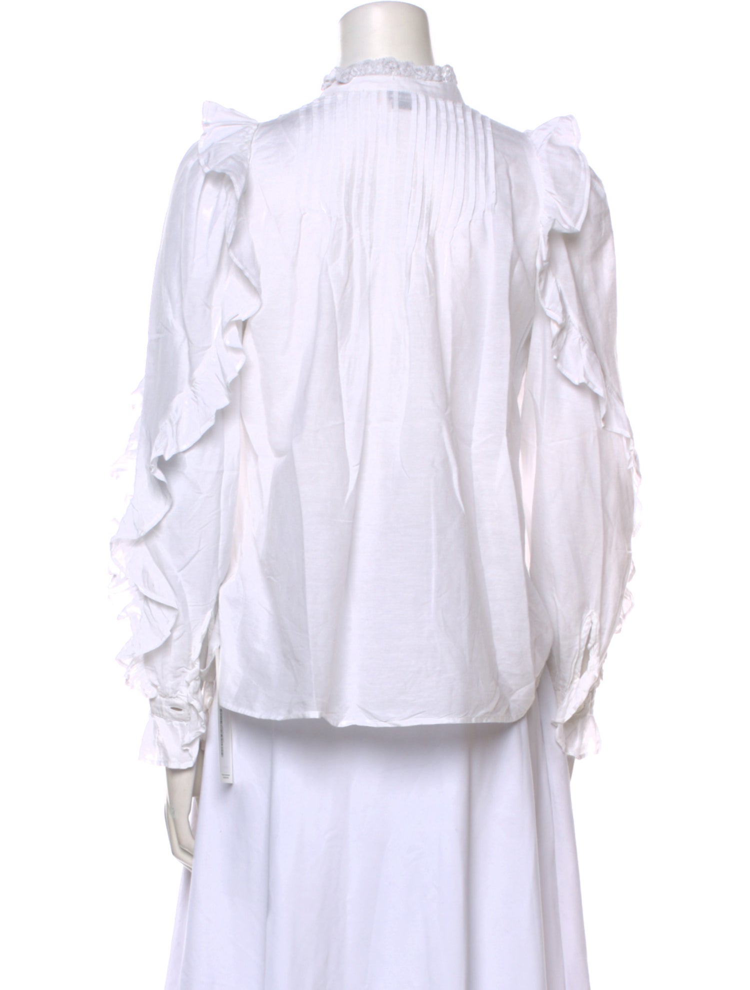 Zadig & Voltaire Mock Neck Long Sleeve Blouse