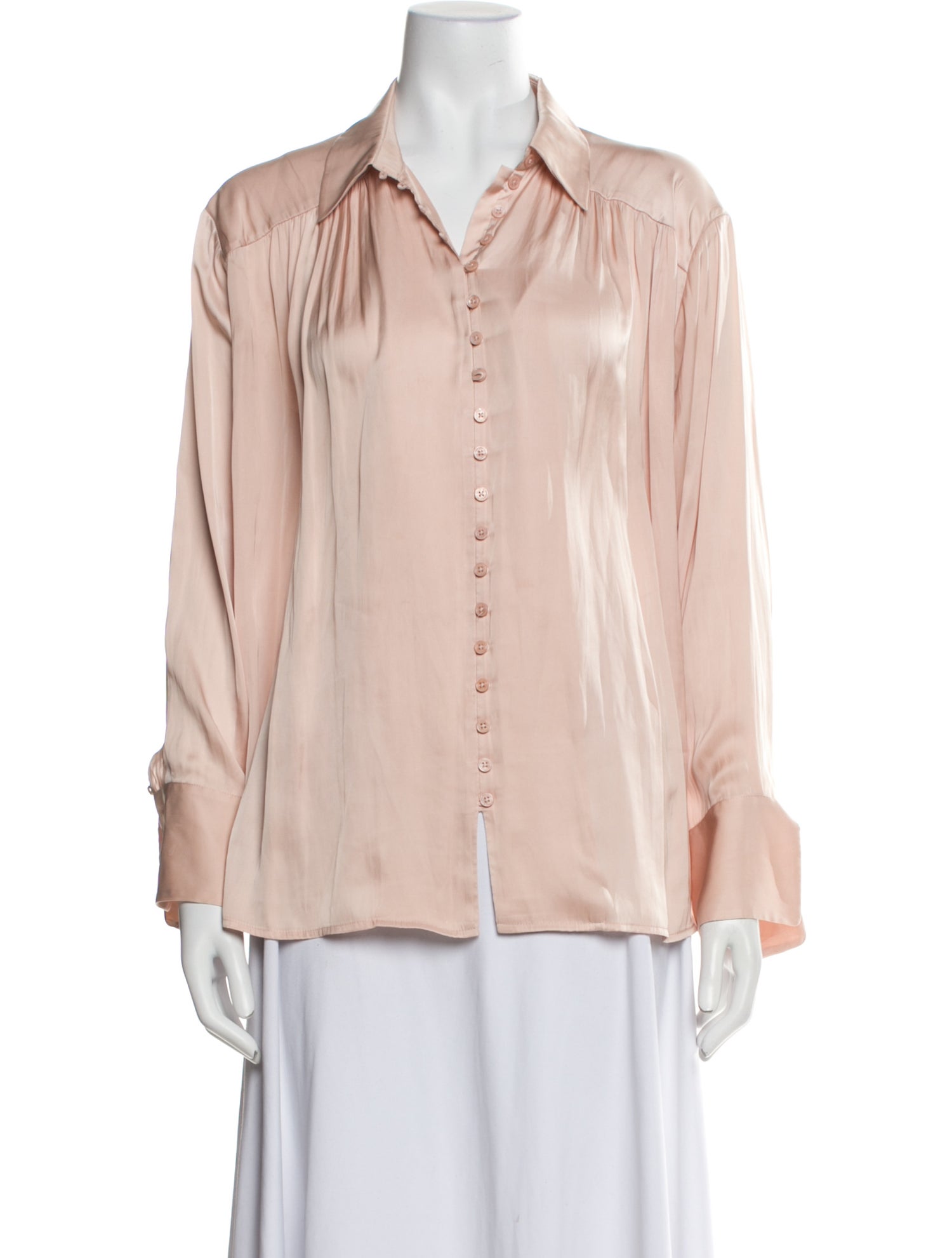 Zadig & Voltaire Long Sleeve Button-Up Top