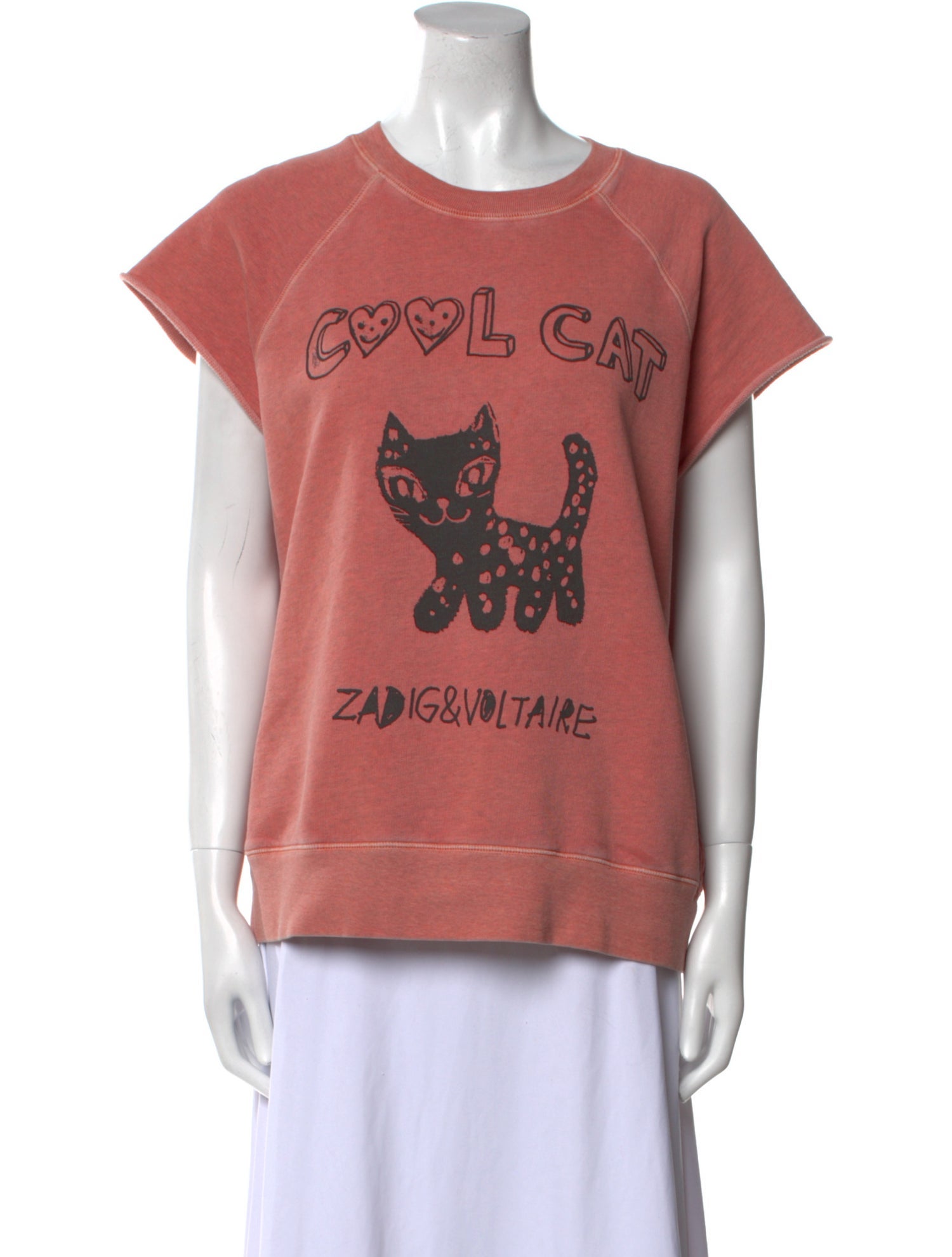 Zadig & Voltaire Graphic Print Crew Neck T-Shirt
