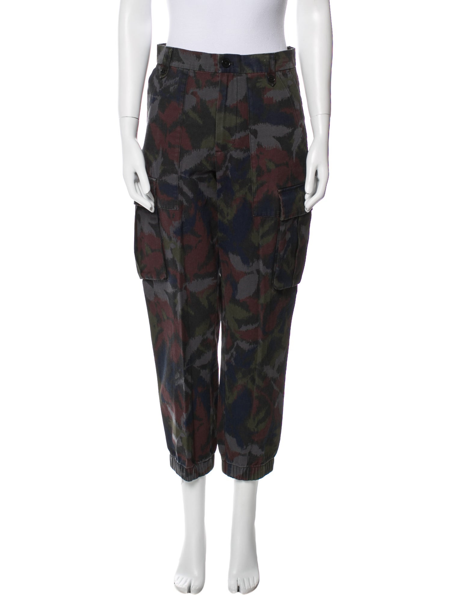 Zadig & Voltaire Printed Straight Leg Pants